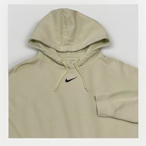 Nike Hoodie Womens XL‎ Pullover Center Swoosh Logo DJ7668-303 Sweatshirt